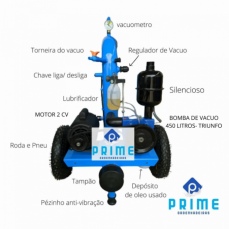 Ordenhadeira Móvel Bv 450 Lts, Motor 2 Cv - Até 4 Conjuntos