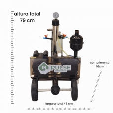 Ordenhadeira Móvel Em Aço Inox Bv 300 Lts, 1 Cv, Um Conjunto