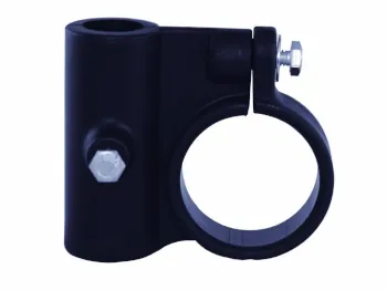 Suporte plástico para cano 75 mm Euro